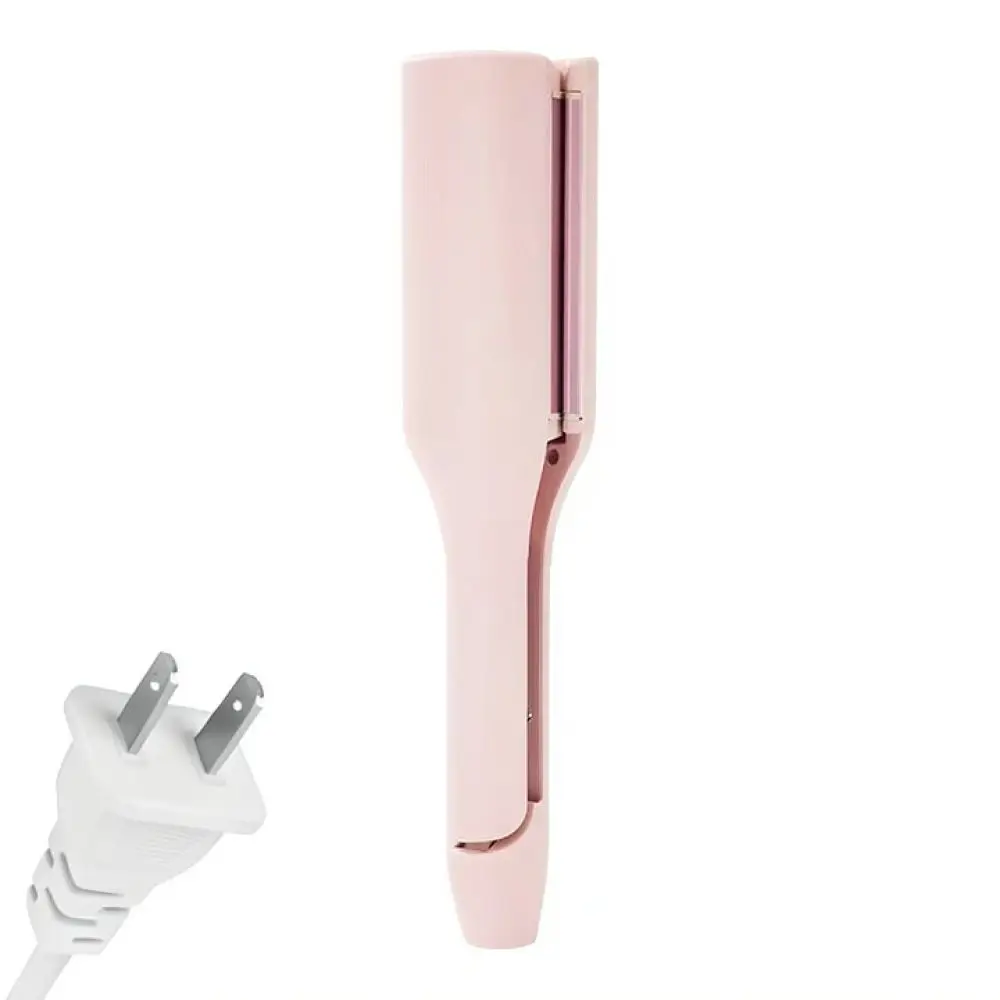 32MM French Deep V Curling Iron Professional Hair Waver Styling Tool Ceramic Tourmaline Lazy Wave Perm Hair Curler