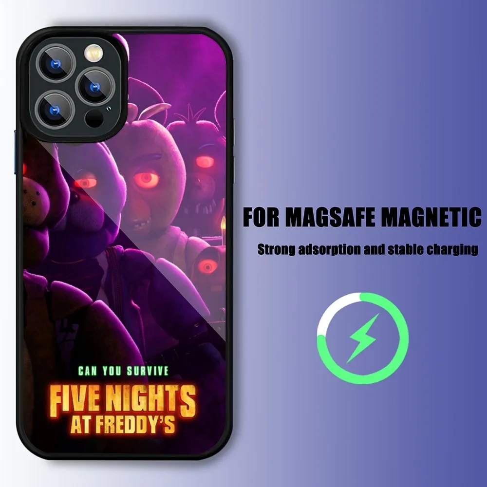 Game F-Five Nights at F-Freddy's Phone Case For iPhone 15 14 13 11 12 Pro Max 14 Plus 15 Pro Max For Magsafe Phone Cover