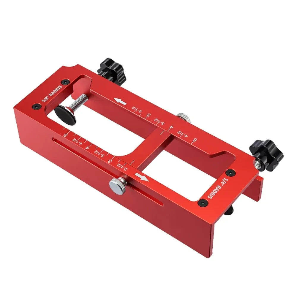 Cabinet Concealed Hinge Locator Aluminum Drilling Template Hinge Grooving Jig For Wooden Door Hinge Mounting Work