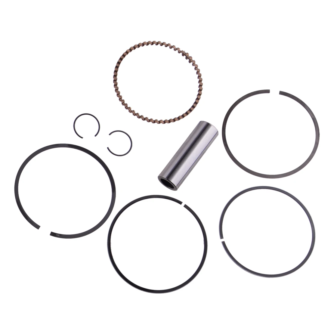 1 Set Metal 65.5mm x 43mm Piston Rings Gaskets Kits Silver Fit for Honda XL200R XR200R XR200 1983 13011-KT0-305