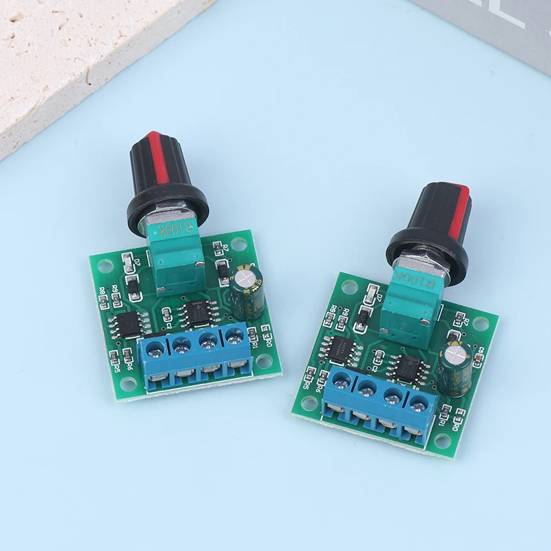 

DC1.8V 3V 5V 6V 12V 2A 1803BK PWM Motor Speed Controller Low Voltage Motor Speed Regulator Switch PWM Adjustable Drive Modules