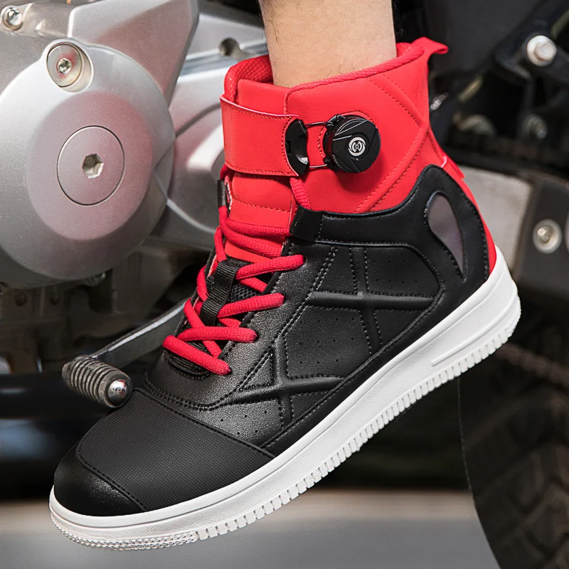 أحذية واقية للدراجات النارية للفصول الأربعة، أحذية كاجوال جديدة مضادة للانزلاق ومضادة للسقوط، أحذية ركوب الدراجات في الهواء الطلق عبر البلاد #3
