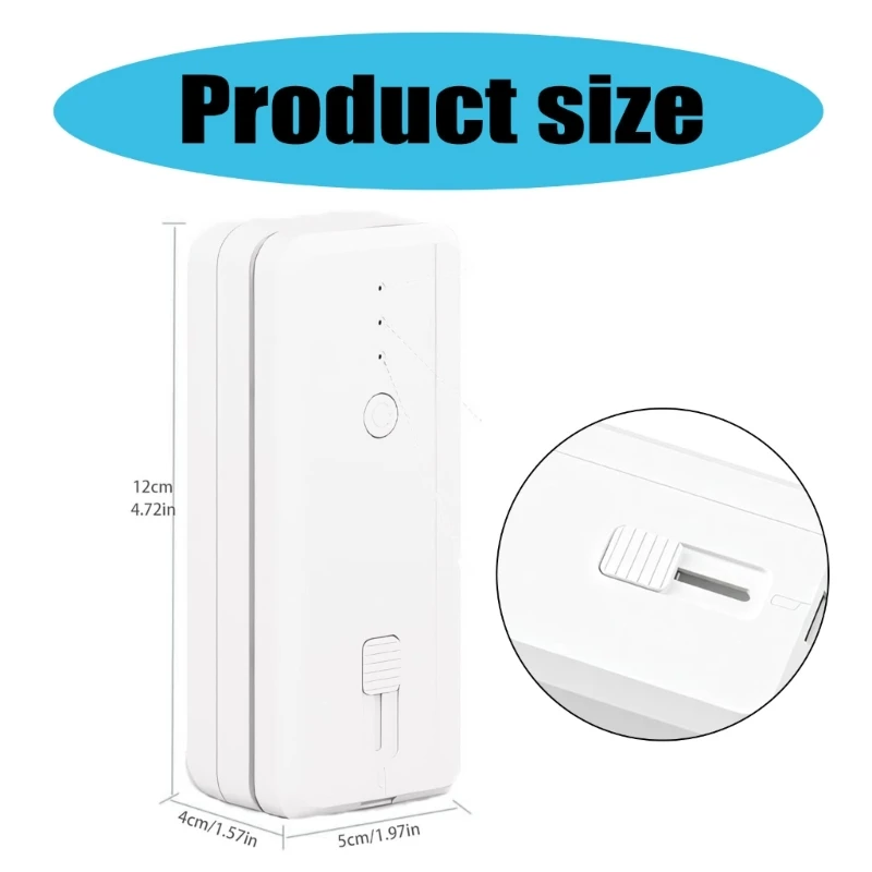 Máy hàn và cắt túi Máy hàn nhiệt có thể sạc lại USB Máy hàn túi xách tay