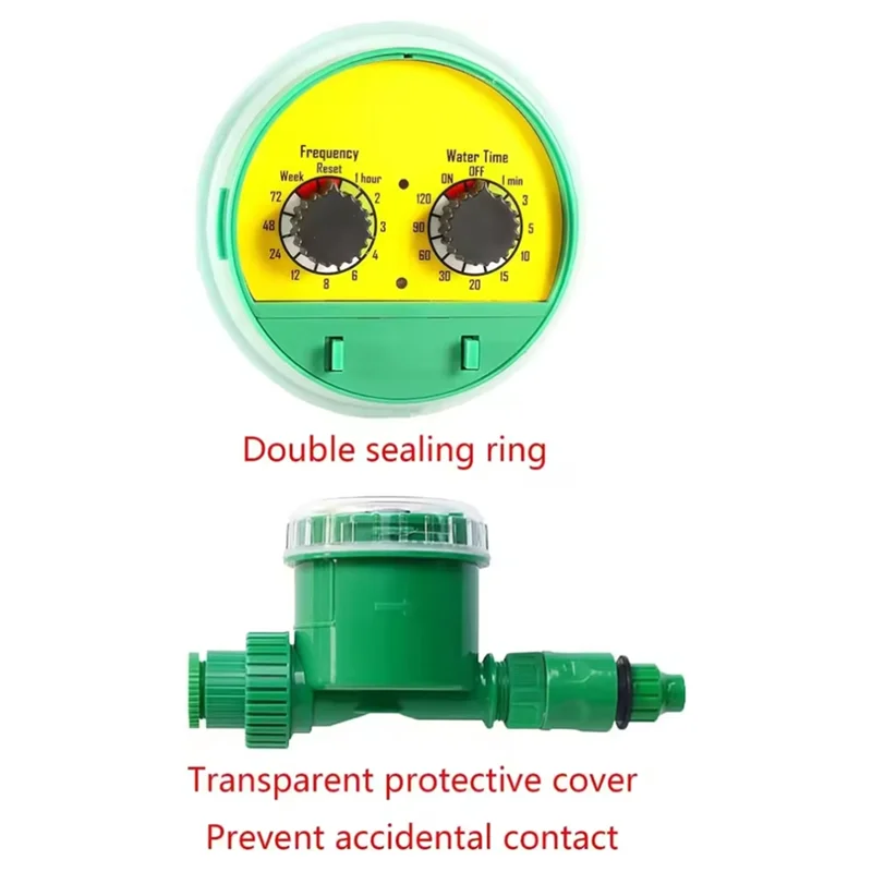 

B-Est Green Outdoor Plastic Garden Electronic Automatic Watering Hose Irrigation Timer Faucet Water Hose