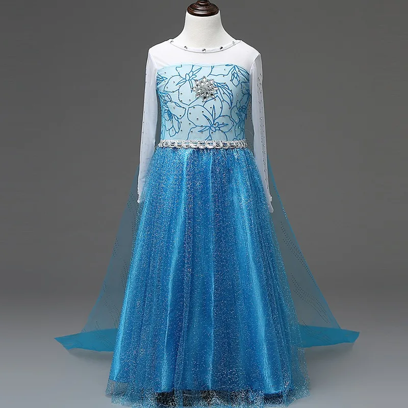

Disney's New Best-selling Cartoon and Anime Frozen Princess Dress, Tulle Girls' Dress, Children's Wear and Holiday Gifts