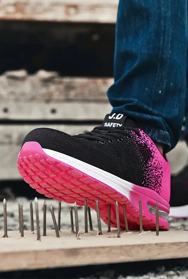 

Новая защитная обувь, мужская рабочая обувь с защитой от ударов и проколов, модная мужская спортивная обувь, защитные ботинки, мужские кроссовки