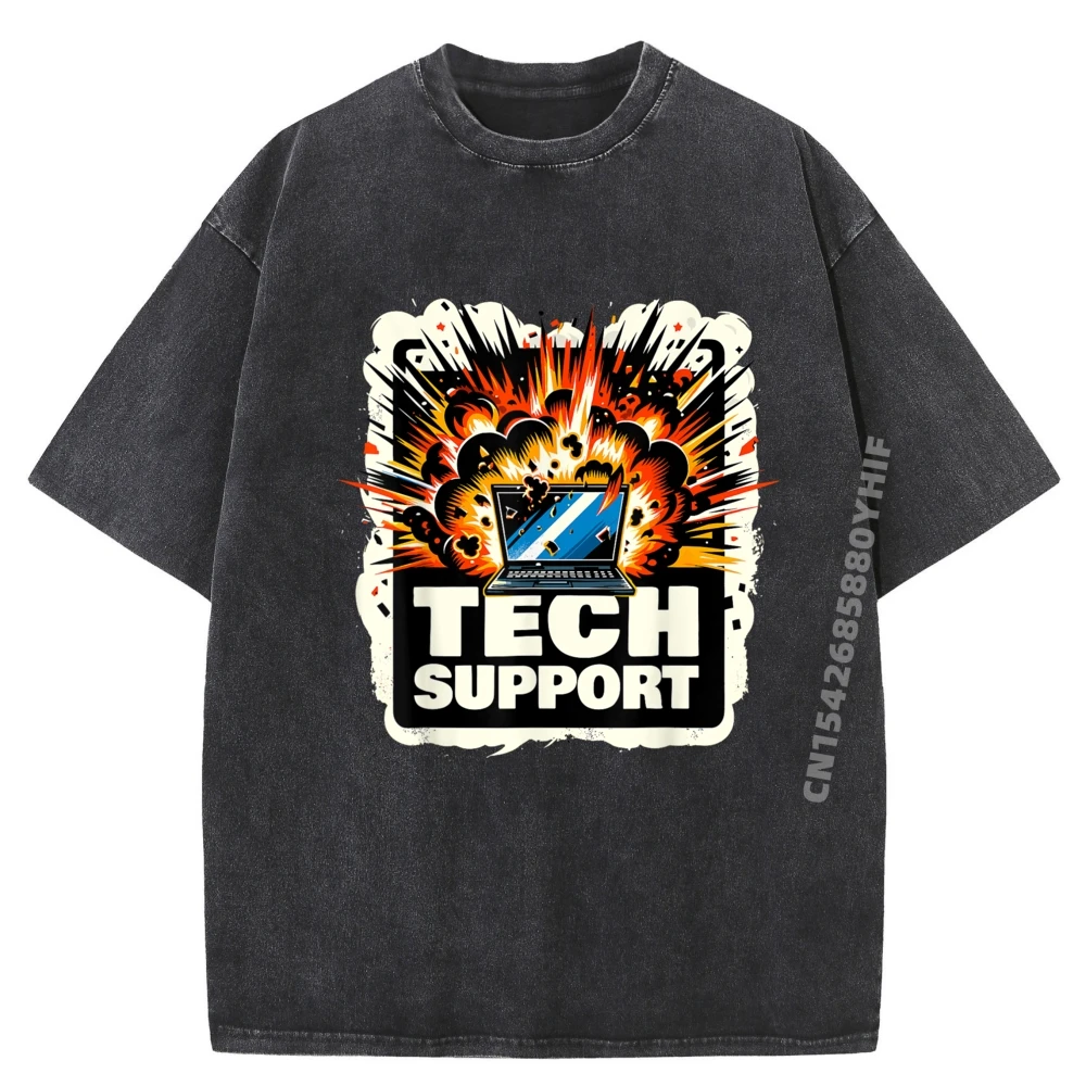 

Мужская футболка с принтом, милая техническая поддержка, я компьютерную это, классическая мужская футболка, футболки с рисунком, мужская винтажная стираная одежда