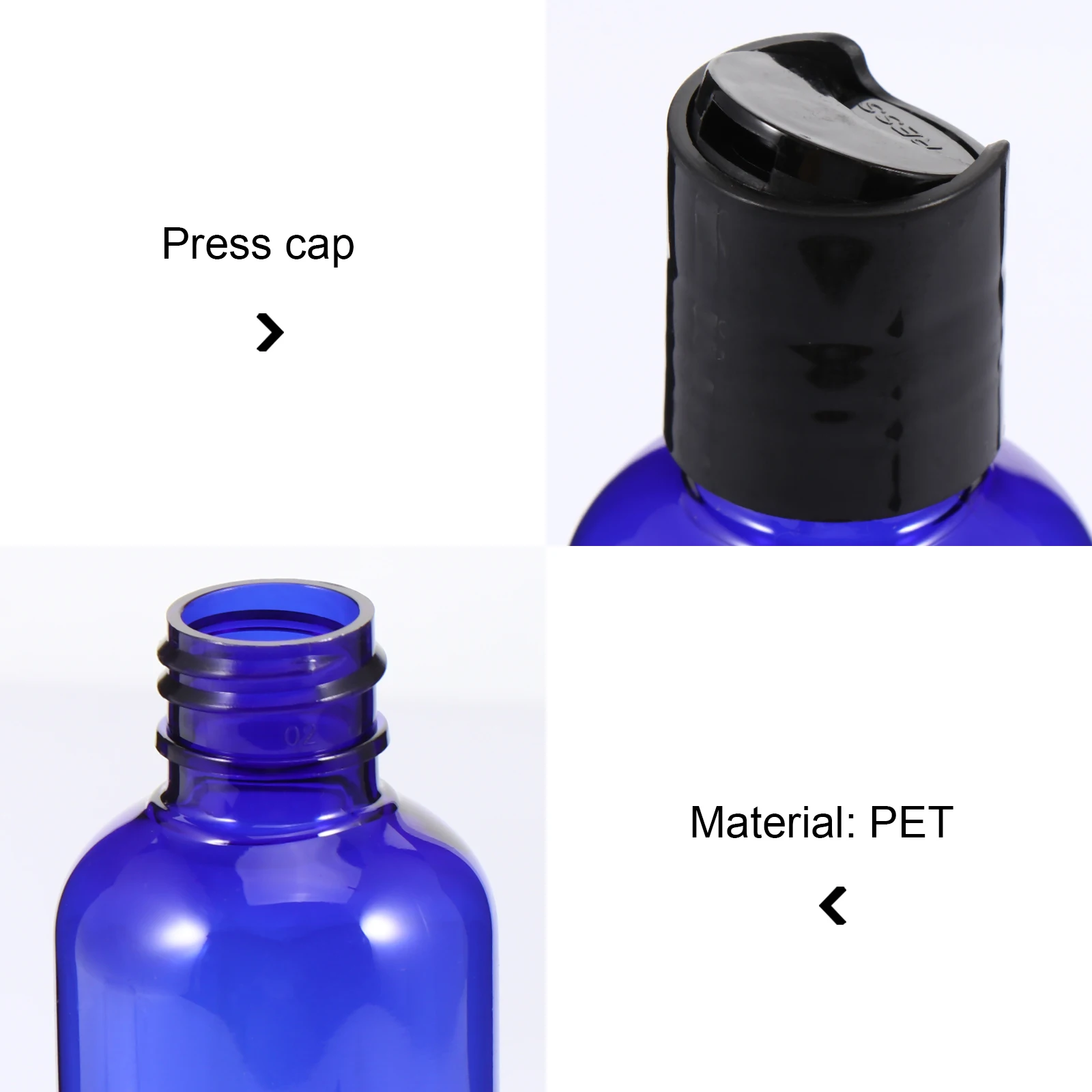 Tragbarer Reisebehälter, nachfüllbare Lotionsflaschen, leere Shampoo-Toilettenartikelbehälter, leichter Koffer in entsprechender Größe H