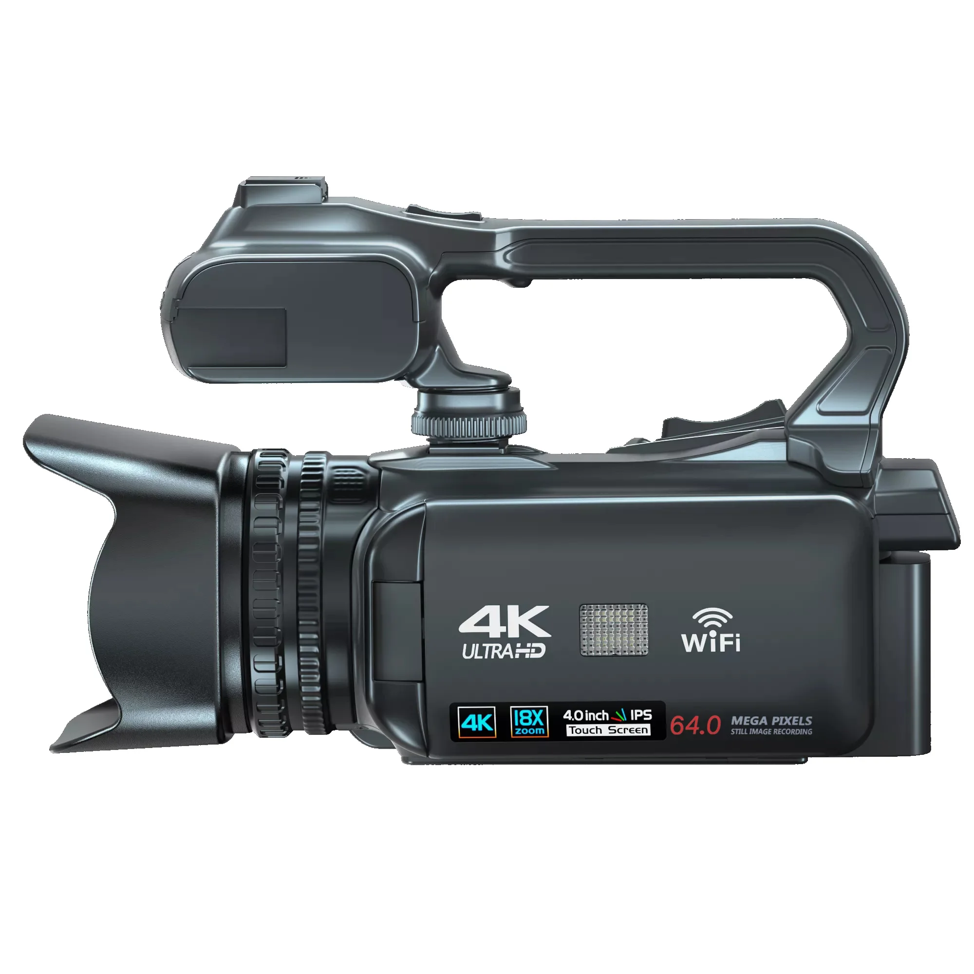 Winait Super 4k Wifi Digital Video Camera with 4.0'' Color Display Camcoder