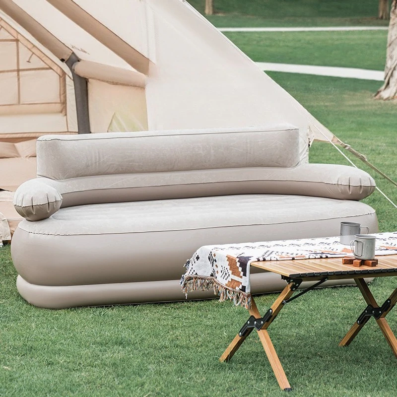 

Inflatable bed Outdoor inflatable backrest sofa Air cushion bed Leisure lunch break Lazy chair Camping recliner Fully automatic