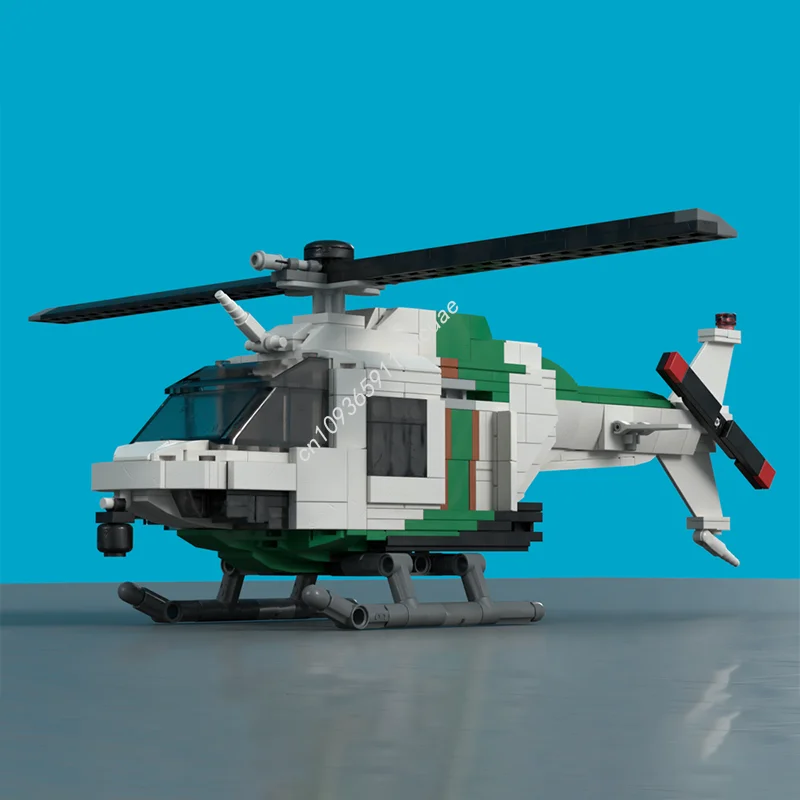 

581pcs MOC Department of Fish and Wildlife (DFW) Helicopter Jurassic World Building Blocks Christmas Gift Master Series Collect