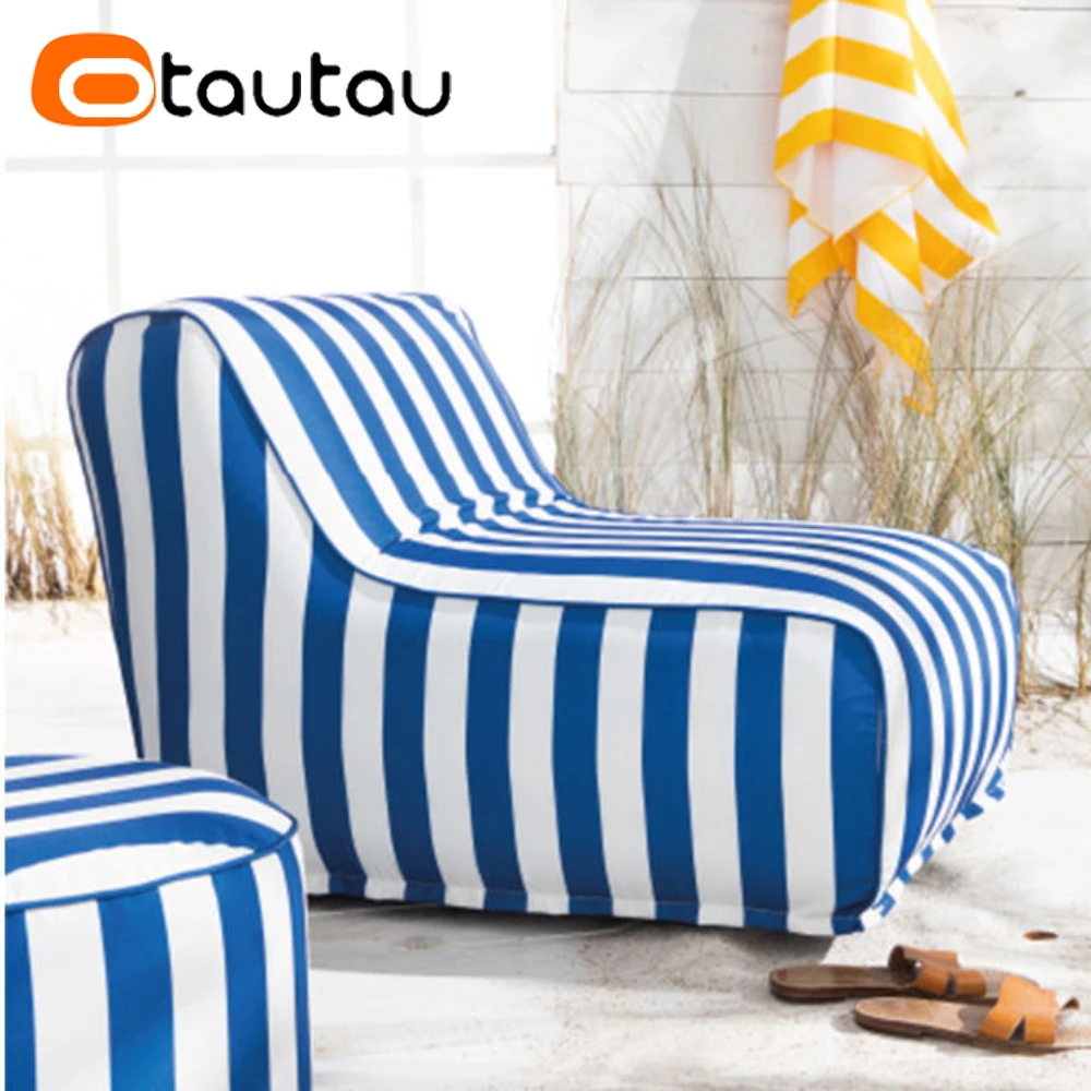 OTAUTAU Outdoor Inflatable Sofa Cover & Inner Air Liner Independent Sales ! Beach Pool Beanbag Lounger Pouf Ottoman Salon SF163