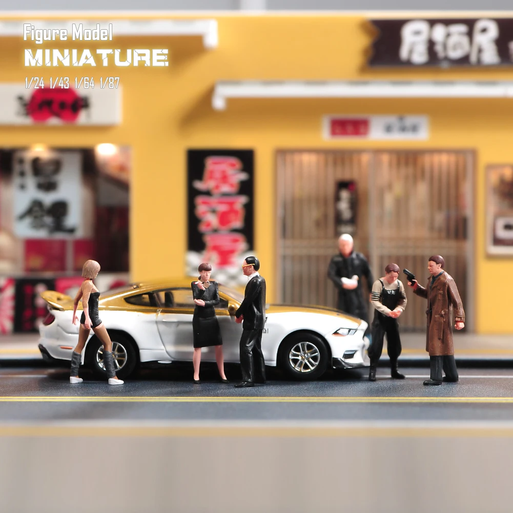 

Painted Miniatures 1/24 1/43 1/64 1/87 Various Hidden Spy Unpainted Figure Model Toys View Decoration