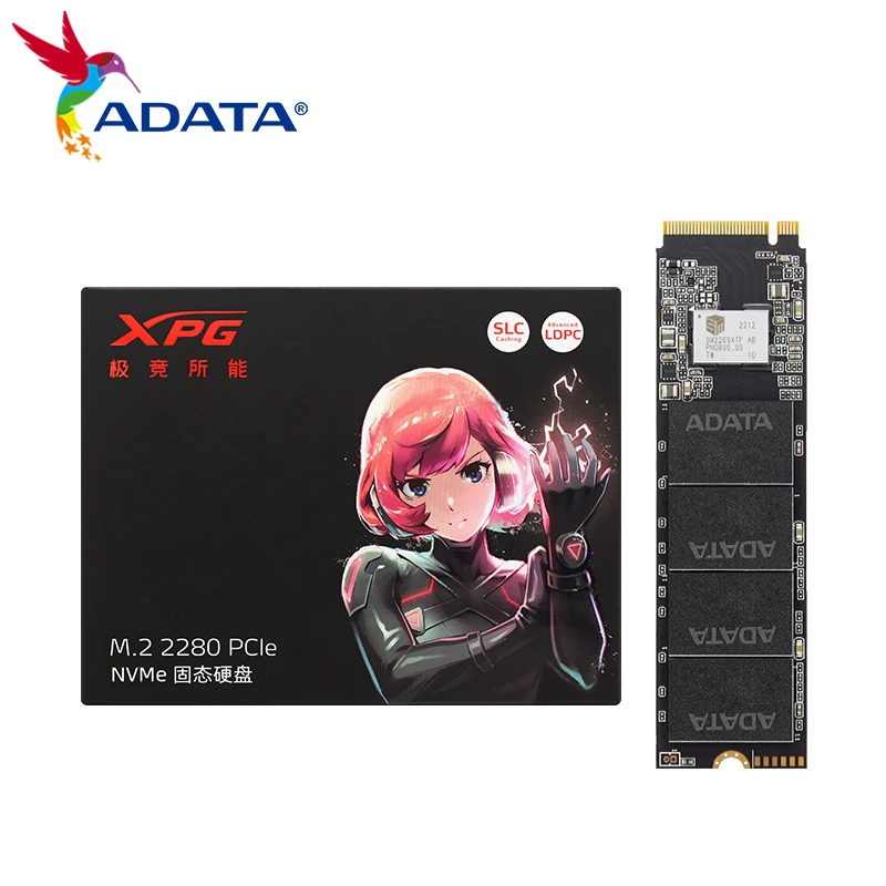 ADATA XPG GAMMIX S50 PRO Внутренний твердотельный накопитель 500 Гб 1TB2TB NVMe M2 SSD XPG PCIe4.0 твердотельный накопитель M.2 2280, жесткий диск