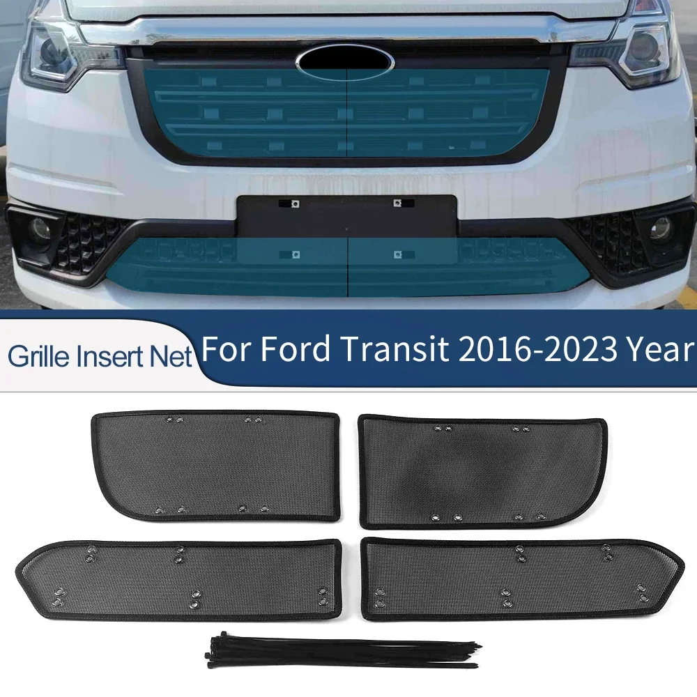 For Ford Transit 2016 2017 2018 2019 2020 2021 2022 2023 Car Accessories Front Grille Insert Net Anti-insect Inner Cover Mesh