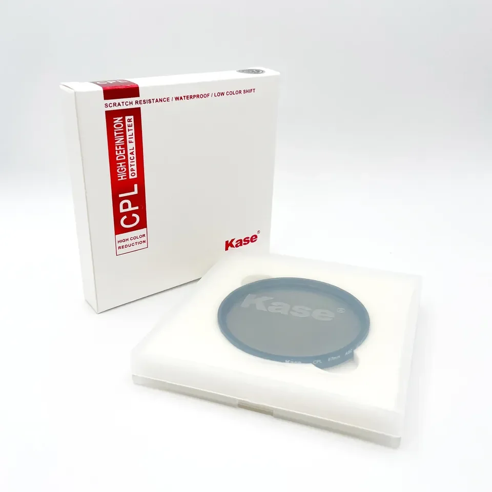 Kase Aluminium Screwed-In Circular Cpl Filter - Agc Optical Glass Hd Imaging 98.5% Visible Light Transmission Rate-image