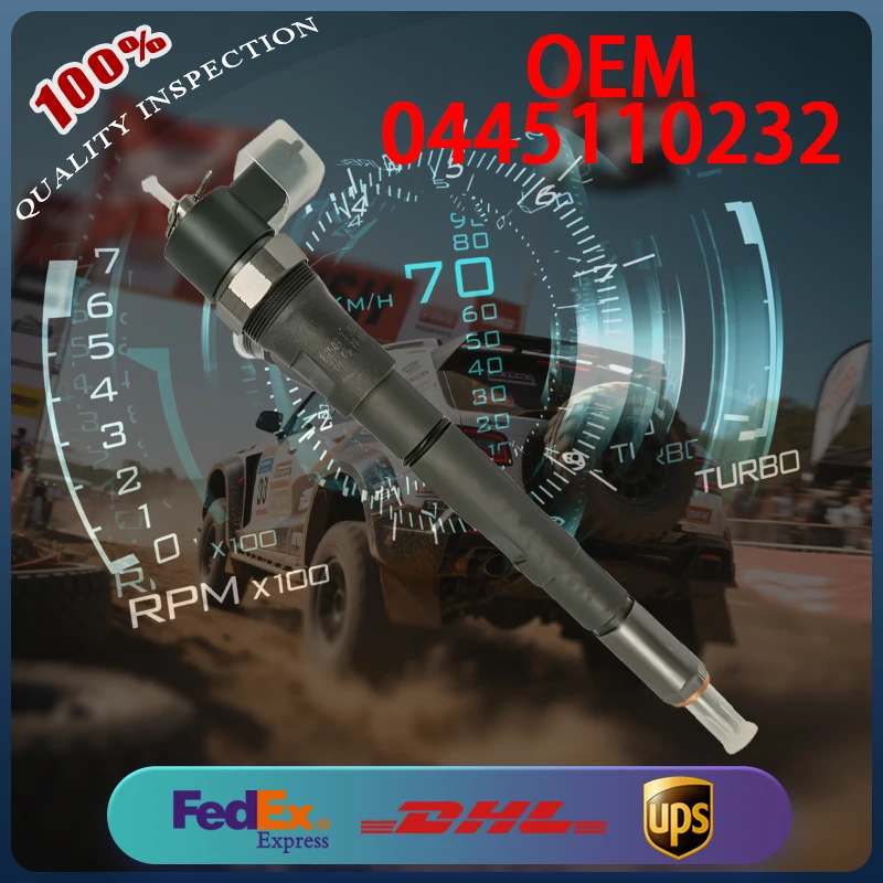 New Diesel Common Rail Injector Assembly 0445110232 Auto Fuel Injector for 192 B1.000 Diesel Engine Car Replacement Parts
