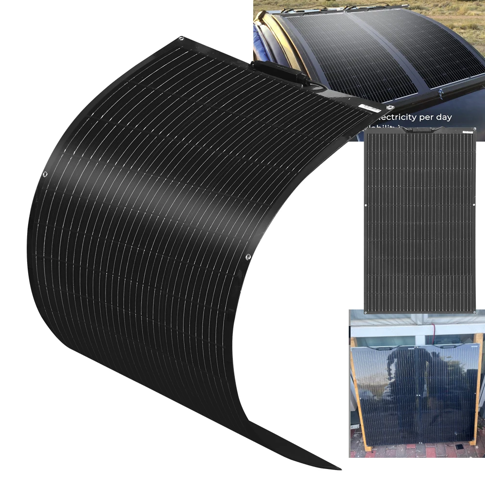 

XINPUGUANG 100W Flexible solar panel Charger 1-10pcs, 12V 100W- 1000W Photovoltaic solar panels kit for Battery Car Boat House