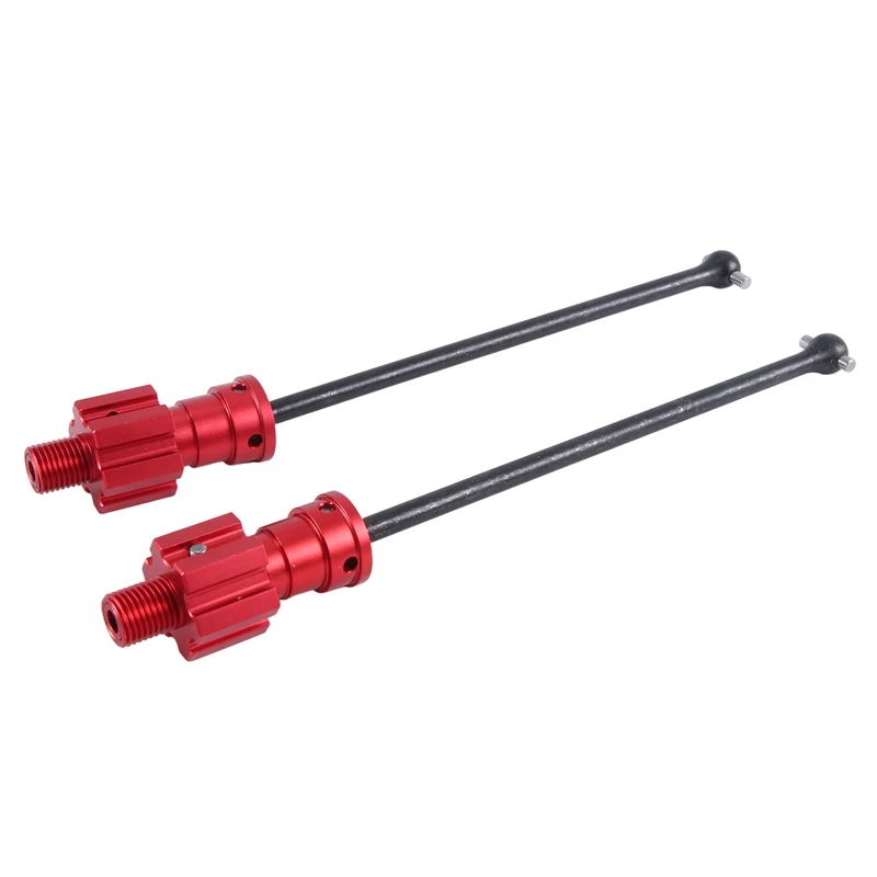 2PCS Widemaxx Steel Extended Drive Shaft CVD For 1/10 Traxxas MAXX Widemaxx RC Car Upgrade Parts