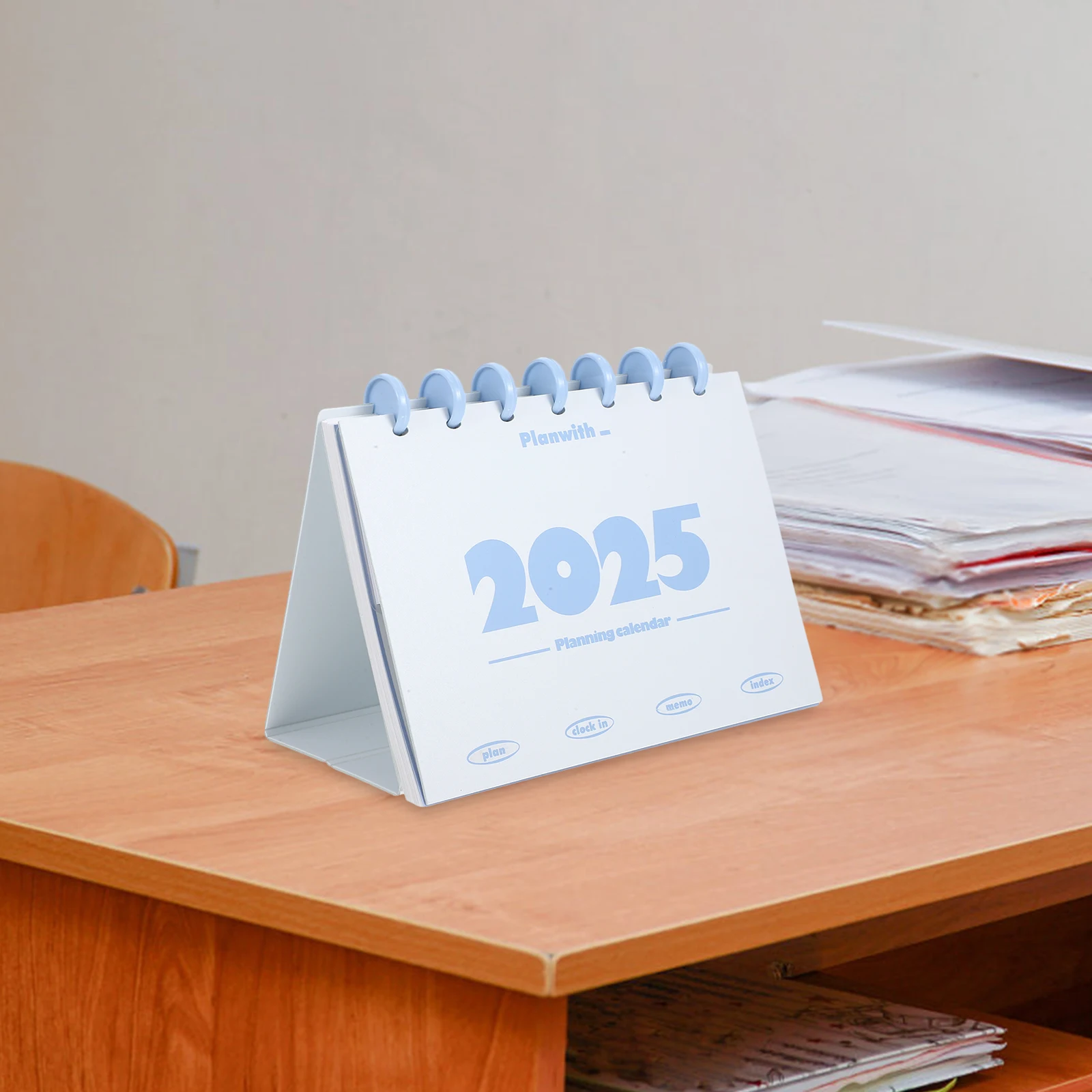 

2025 Flip Desktop Calendar Standing Monthly Planner For Office Home Cute Decorative Desk Calendar Portable Paper Easy