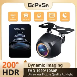 200°AHD 1920*1080P High Definition Starlight Fisheye Wide Angle Lens Full HD Night Vision Car Rear View Camera Dash Cam