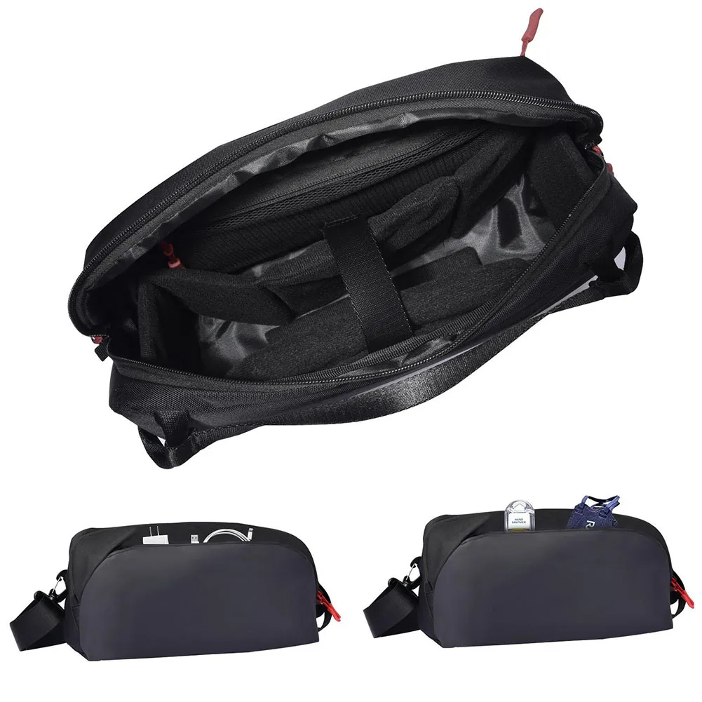 Game Console Storage Bag for Steam Deck and Nintendo Switch Waterproof Oxford Cloth Large Capacity Double Zipper