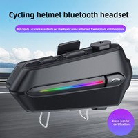 Motorcycle helmet Bluetooth headset, smart all-in-one listening to music, calling, takeaway, running errands and riding