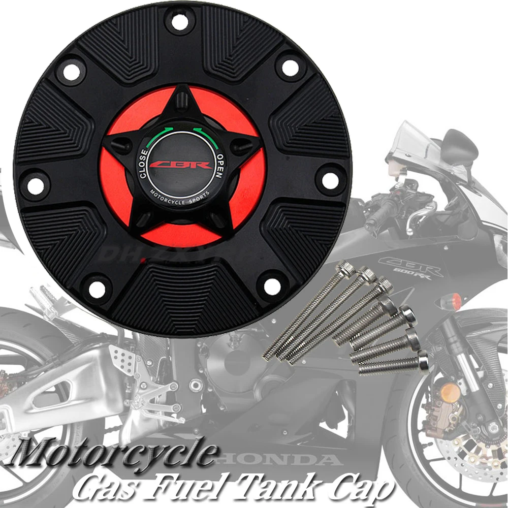 

Для HONDA CBR600RR F5 CB400 CBR600 CBR1000RR CBR250RR мотоциклетная крышка топливного бензобака без ключа