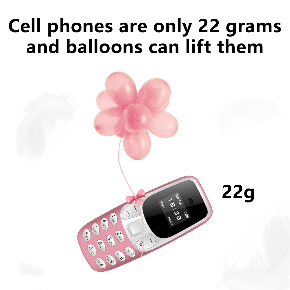 SERVO BM10 Super Mini Mobile Phone 2 SIM Standby Blacklist Magic Voice Call Recording 2G GSM Smallest Backup Feature Cellphones