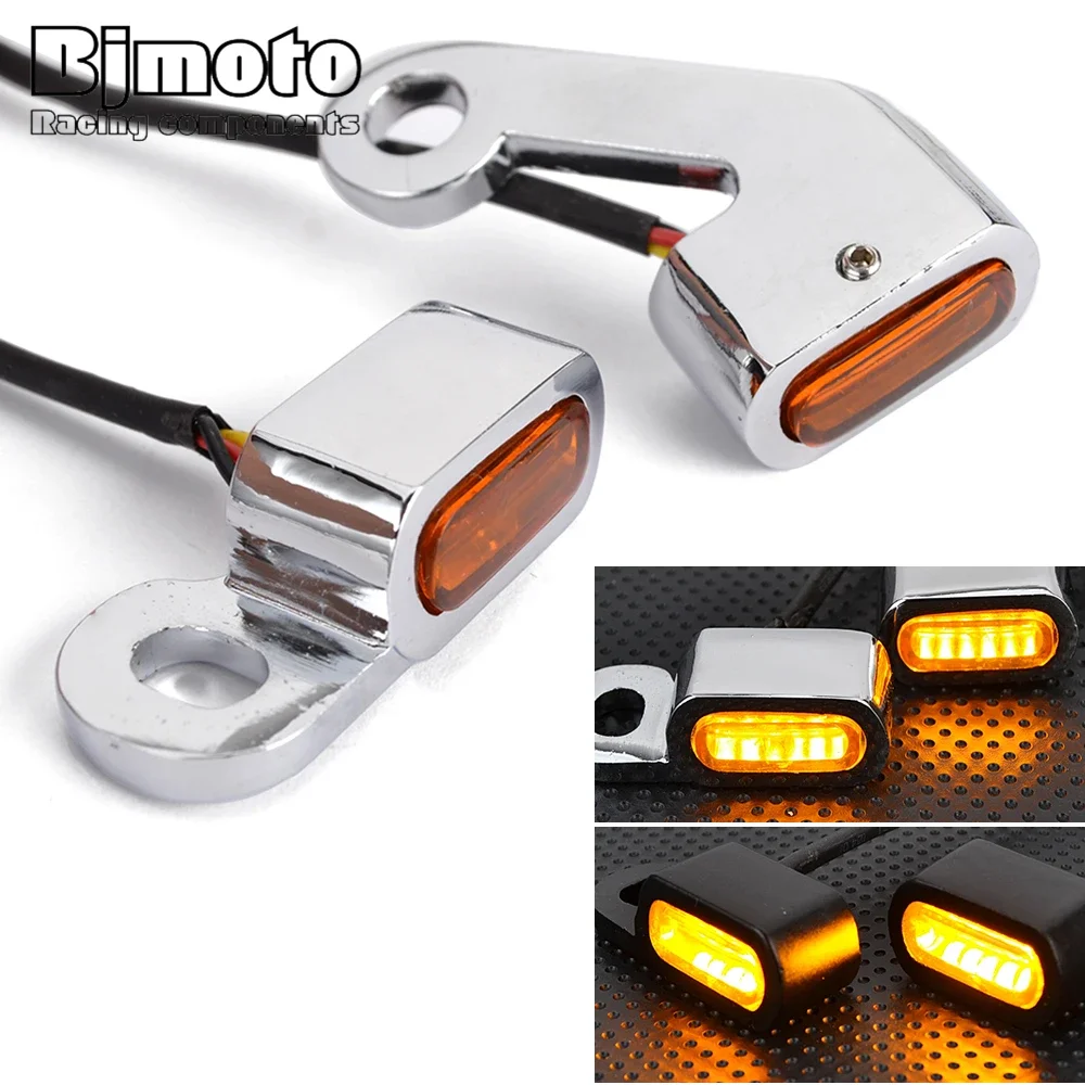 

Mini Motorcycle LED Tail Rear Light License Plate Light For Harley Sportster, Dyna, Softail and Touring With Cable Clutch