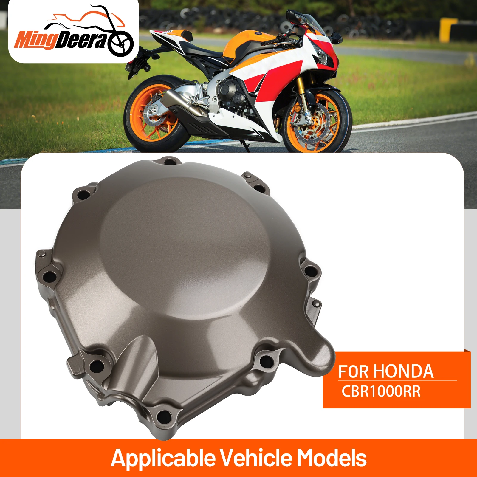 

Motorcycle Engine Stator Cover Crank Case Cover Left Stator Starter For CBR1000RR 2004-2005 CBR 1000RR 2006-2007