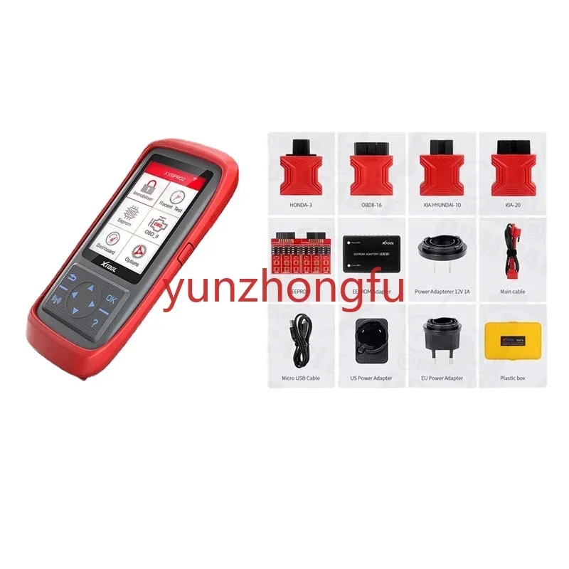 XTOOL X100 Pro2 Auto Key Programmer IMMO Car Diagnostic Tools OBD2 Skaner samochodowy z adapterem EEPROM