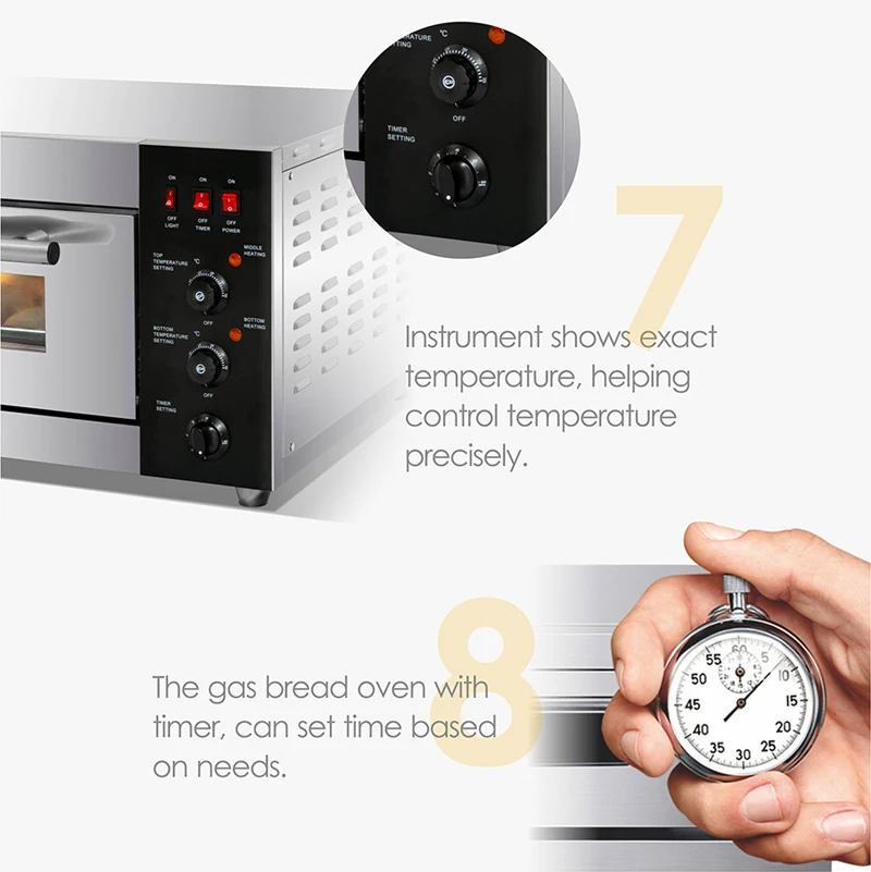 customize European Smart Baking Oven 3 6 9 Tray Capacity Touchscreen Control Professional Use