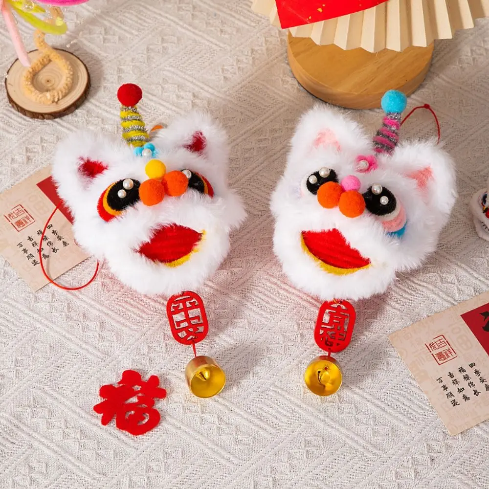 Material Package DIY Lion Dance Toy Twist Wire Iron Wire Strip Stick Chinese Zodiac Snake Decor Small Bell Realistic
