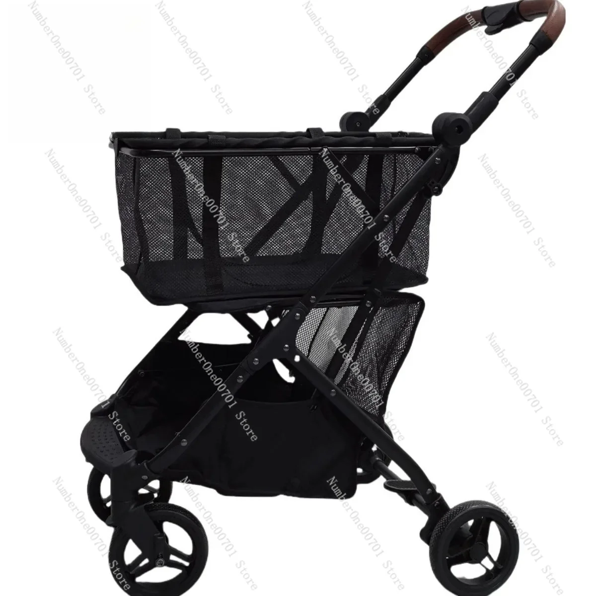 

4 Wheel Stair Climbing Rolling Folding Shopping Trolley Aluminum Shopping Cart