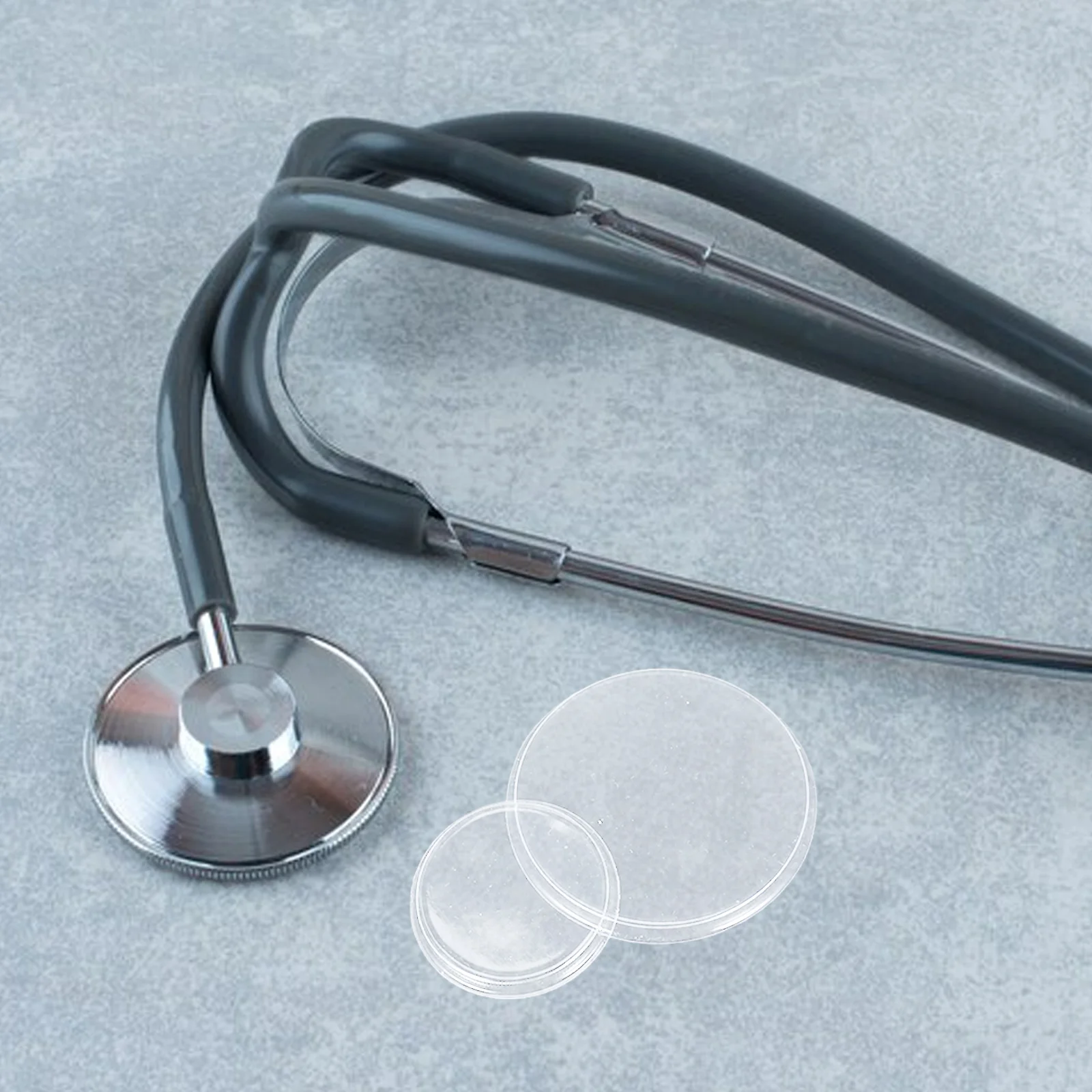 

2Pcs Stethoscope Diaphragm Replacement Stable Pediatric Medical Auscultator Accessories Multifunctional Repair Parts Kit