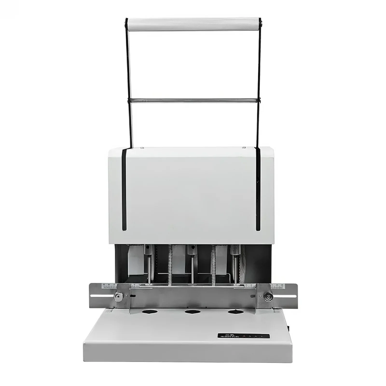 

DK-12 Desktop Labor-saving Electric Financial Voucher Hollow Drill Twists Drill Three Hole Punching Machine