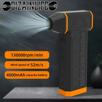 130000 U/min Mini Turbo Jet Fan mit 3 Gang einstellbare heftige Gebläse Wind geschwindigkeit 52 mt/s Druckluft Staub tuch Tastatur Auto Reinigung