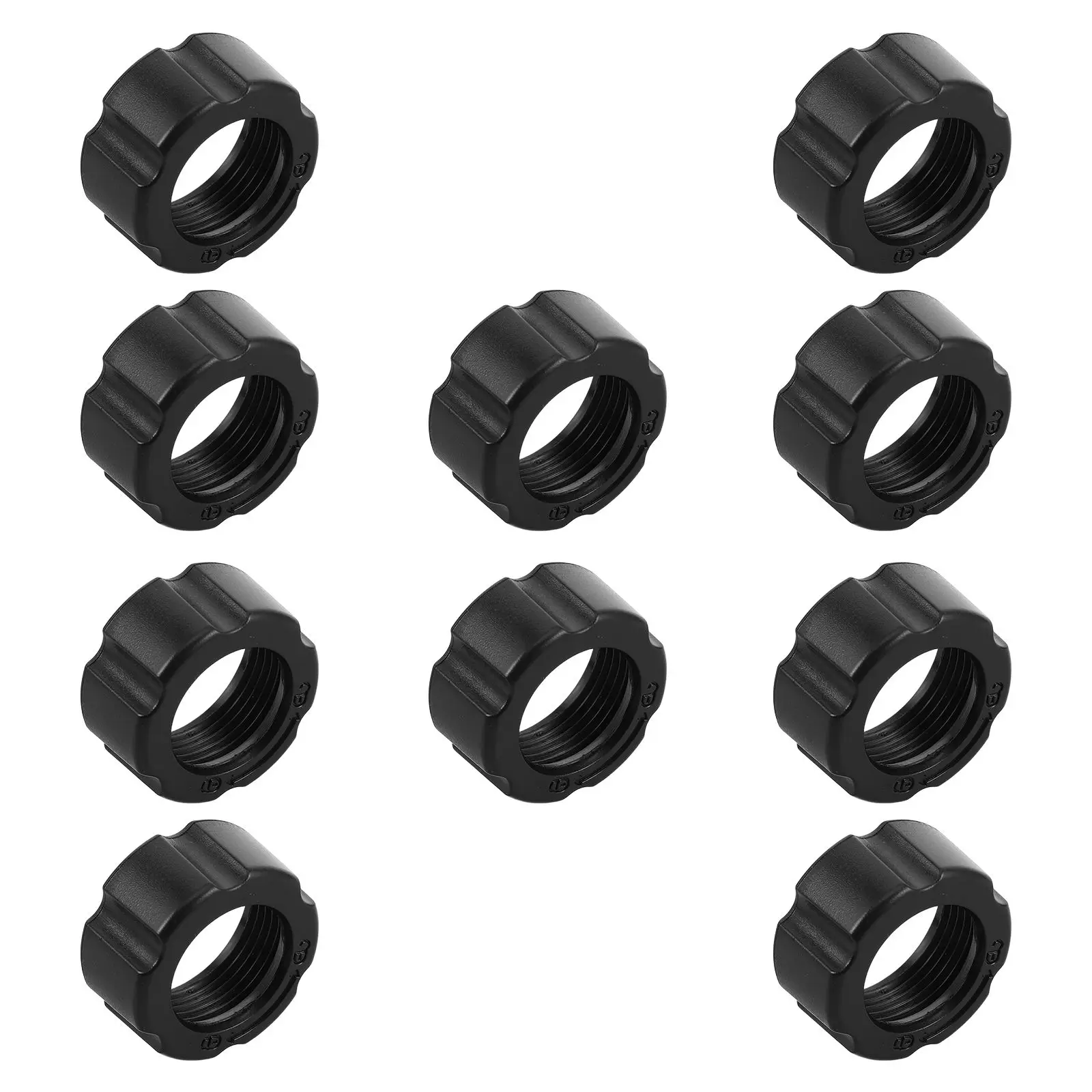 10 Pcs Phone Holder Nut Car Mount Ball Joint Adapter Brackets Screw On Head Plastic Cap Rings Air Vent Fixing Accessories Car view 3