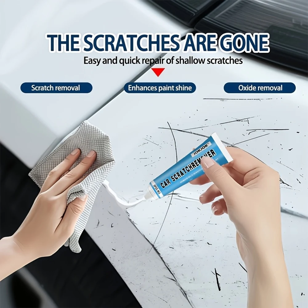 Scratch Repair Kit - Restores Shine in 5 Minutes, Quickly Removes Spiral Scratches from Car Paint. Suitable for All Colors of Ca