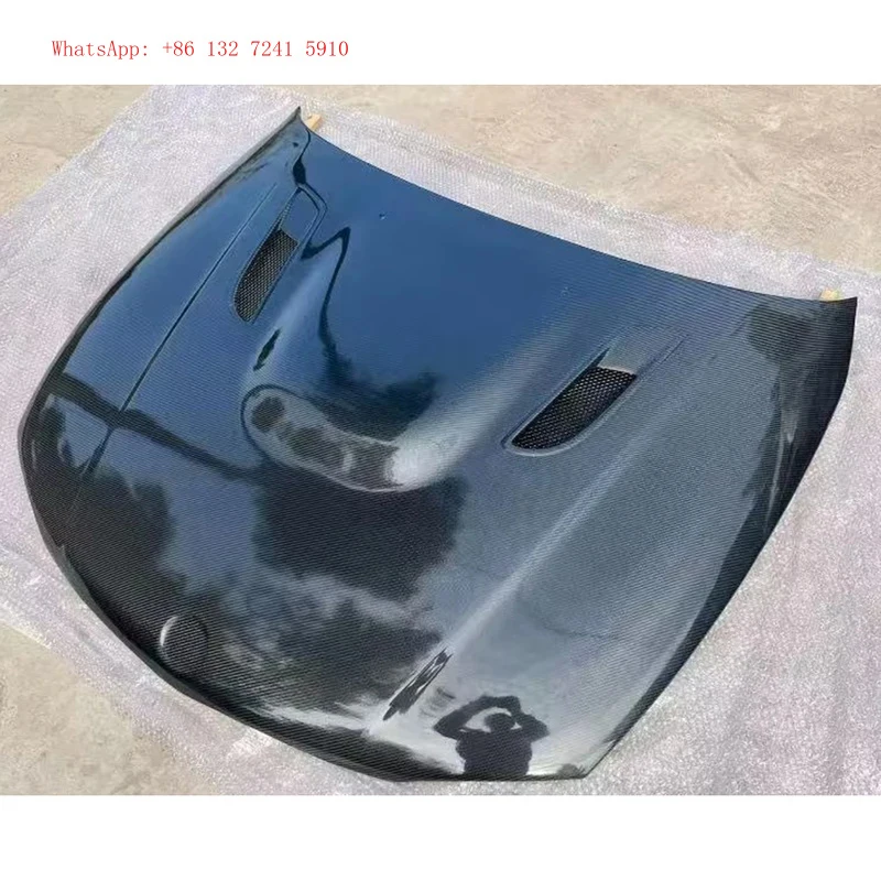 

Perfect Fit Carbon Fiber Vent Bonnet Hood Engine Car Front Valve Cover For E82 1M E87 M3，Professional Car Tuning Upgrade