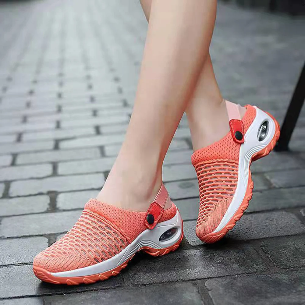 Mesh Orthopedic Clogs Arch Support Walking Shoes Breathable Casual Summer Beach Sandals for Women