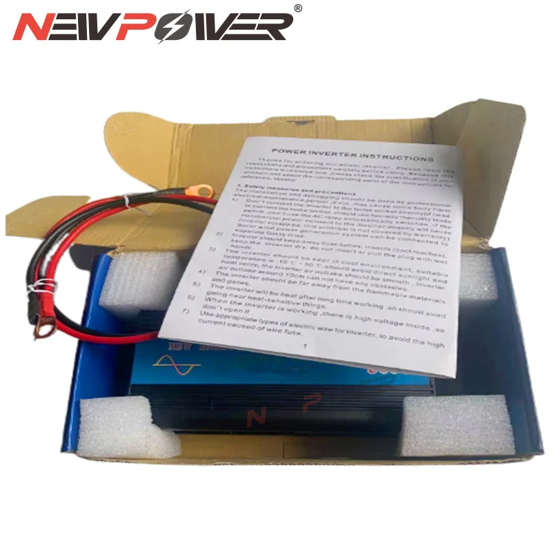 Household High-quality 12V 24V 36V 48V 60V 72V 84V DC to AC 110V 220V 230V Pure Sine Wave Inverter 500W Converter Power MAX1000W