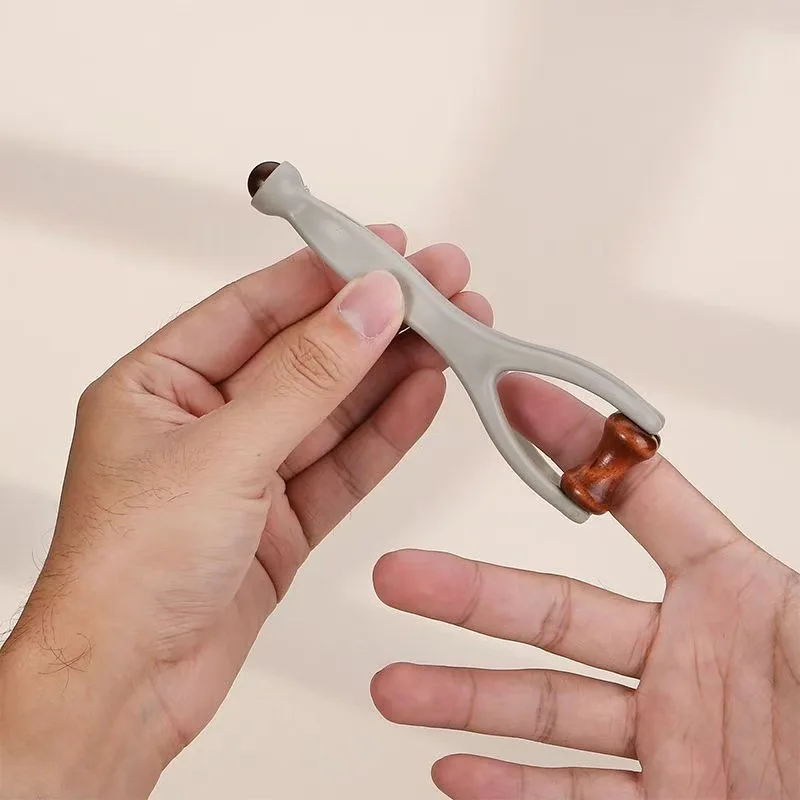 Holz-Finger-Massageroller Multifunktionaler Daumen-Gelenk-Druckmassager Finger-Dehnungs-Übungsgerät Perfekte Geschenke – Detail 6