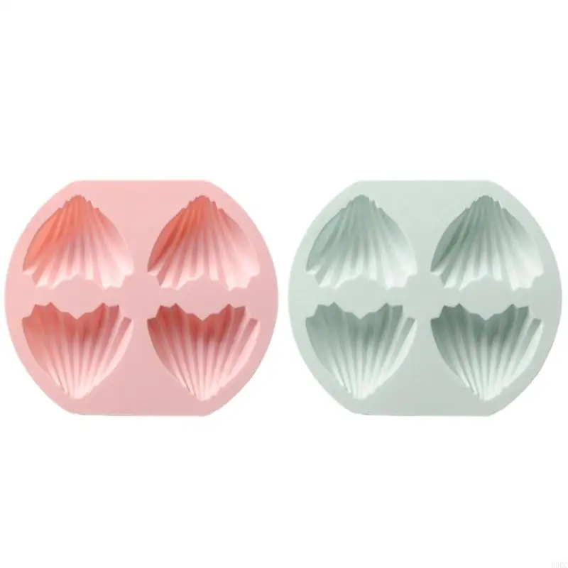 

B0KC 4 полости Силиконовая плесень Стиль сердца для скорлупы