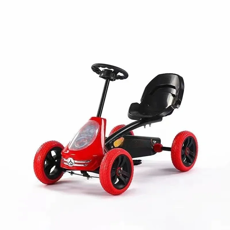 

Children's kart four-wheel bicycle Boys and girls 3-12 years old Children can sit sports and fitness karts