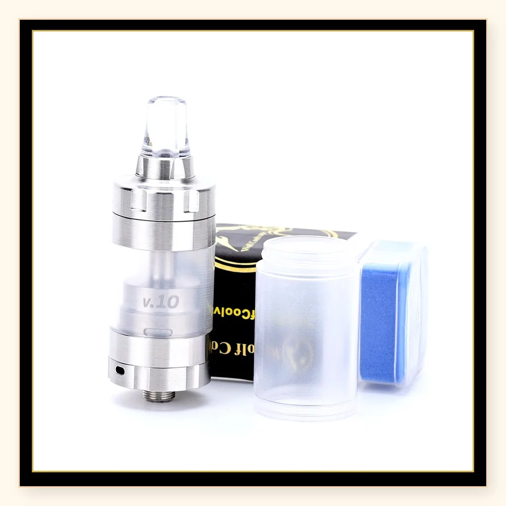 Wolfcoolvape BY-KA V.10 Style 22mm MTL RTA 5ml Rebuildable Tank Atomizer in 316SS Finish