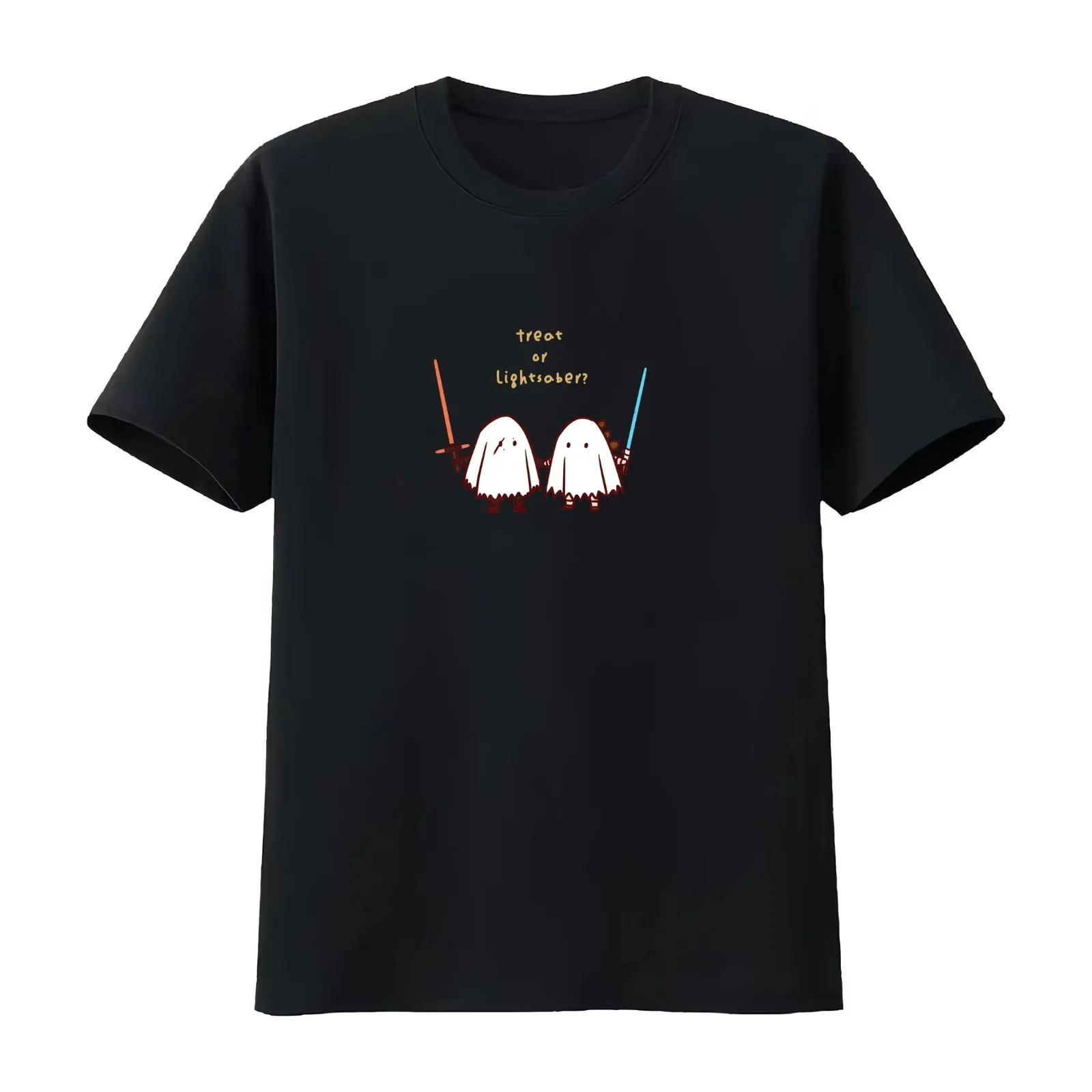 Reylo -Treat? T-Shirt Summer Casual Cotton Tee Oversized Streetwear Tops Vintage Graphic Print Loose Fit Short Sleeve