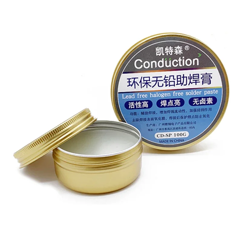 Lead-free No-Clean Halogen-free BGA PCB Flux Paste No-Clean Solder/SMD Soldering Paste Flux Grease Phone Patch Welding Flux