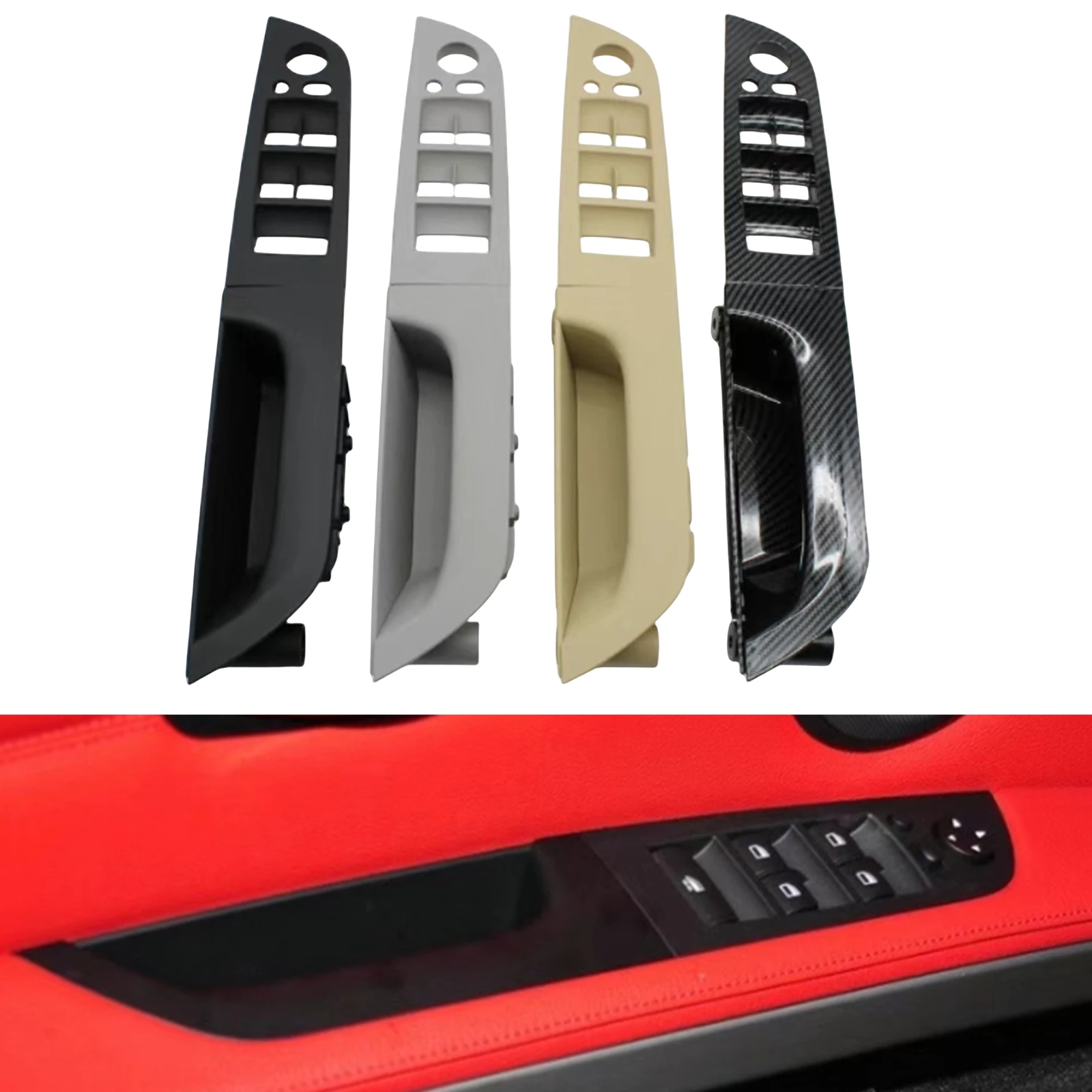 

Внутренняя передняя левая боковая панель подлокотника, крышка подъема окна, декор для BMW Z4 E89 2009-2015 3 серии E93 Convertible 2007-2014